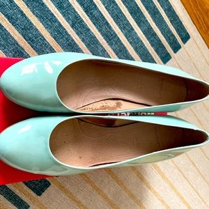 WONDERS block heel cool mint - size 39